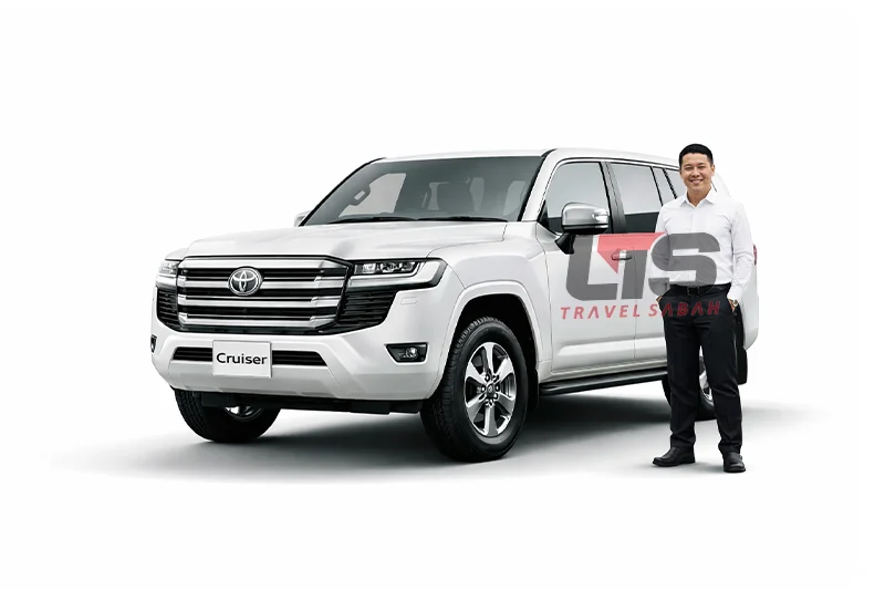 Toyota Land Cruiser Ninja King 4WD dengan pemandu untuk sewa di Sabah