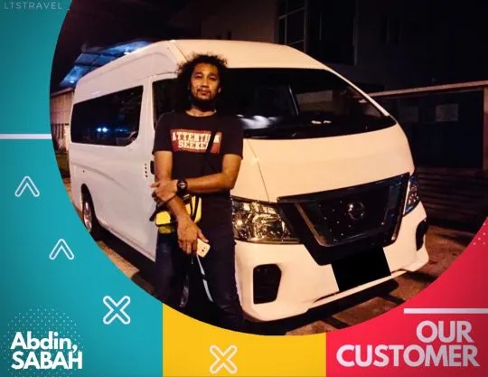 Pelanggan LTS dengan kereta sewa #3