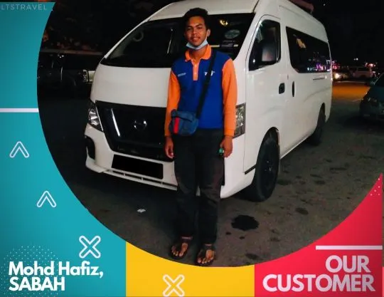 Pelanggan LTS dengan kereta sewa #9