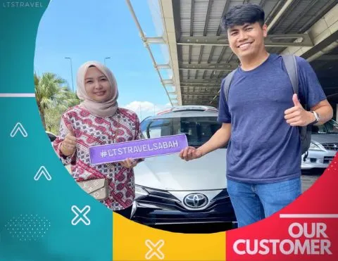 Pelanggan LTS dengan kereta sewa #5
