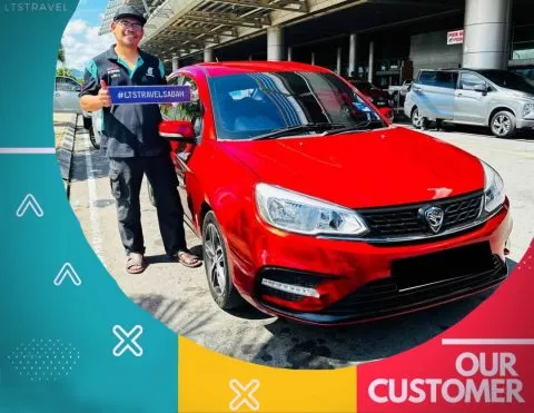 Pelanggan LTS dengan kereta sewa #8