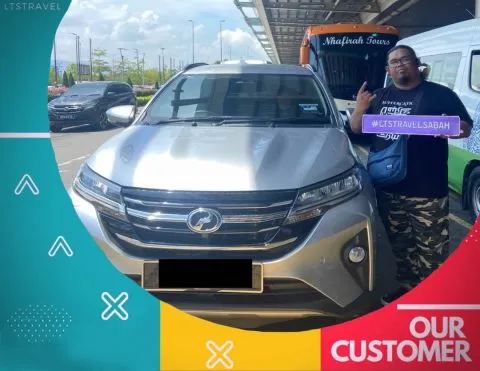 Pelanggan LTS dengan kereta sewa #5
