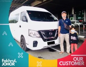 Pelanggan LTS dengan kereta sewa #14