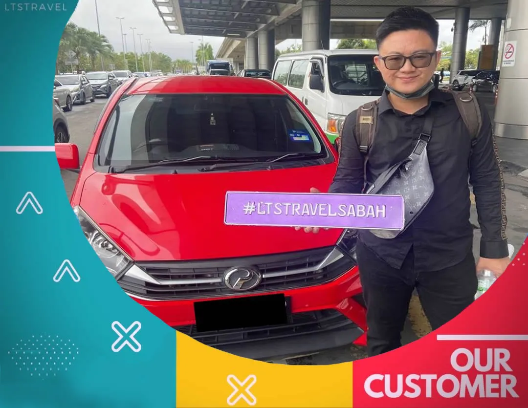 Pelanggan LTS dengan kereta sewa #3