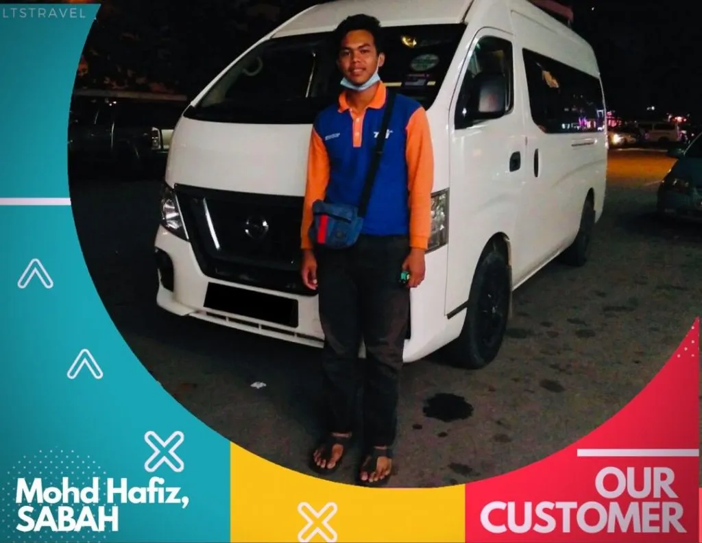 Pelanggan LTS dengan kereta sewa #14