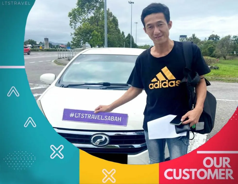 Pelanggan LTS dengan kereta sewa #11