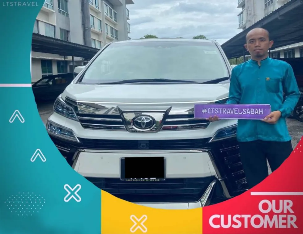 Pelanggan LTS dengan kereta sewa #10