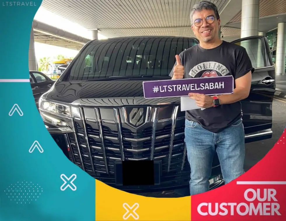 Pelanggan LTS dengan kereta sewa #1
