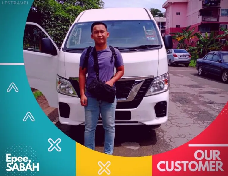 Pelanggan LTS dengan kereta sewa #13