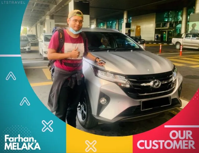 Pelanggan LTS dengan kereta sewa #12