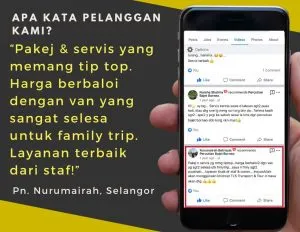 Testimoni pelanggan sewa kereta LTS #3